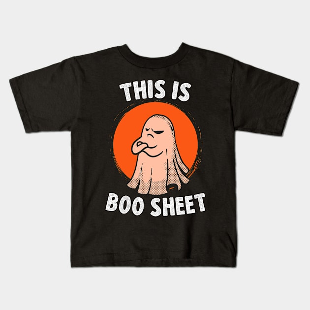 This is Boo Sheet Kids T-Shirt by AllWellia